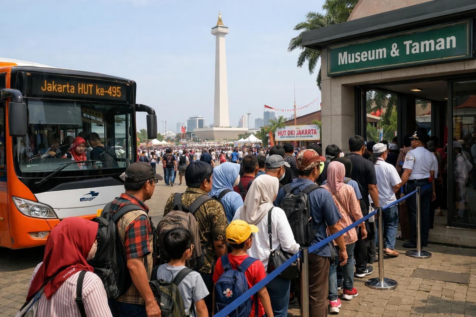 rayakan hut jakarta dengan liburan gratis di tempat wisata transum khusus untuk warga tanpa ktp dki. nikmati berbagai atraksi seru dan momen kebersamaan yang tak terlupakan.