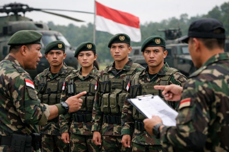latsarmil kopdes merah putih menghadapi evaluasi mendalam dari kemenhan setelah gugurnya 5 calon manajer, menandai tantangan besar dalam pelaksanaan operasi militer.