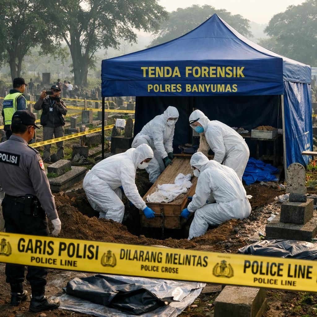 ekshumasi jenazah sutrimo dilakukan pagi ini di bawah pengawasan brigjen hastry, dilaporkan oleh detiknews dengan informasi terbaru dan detil lengkap.