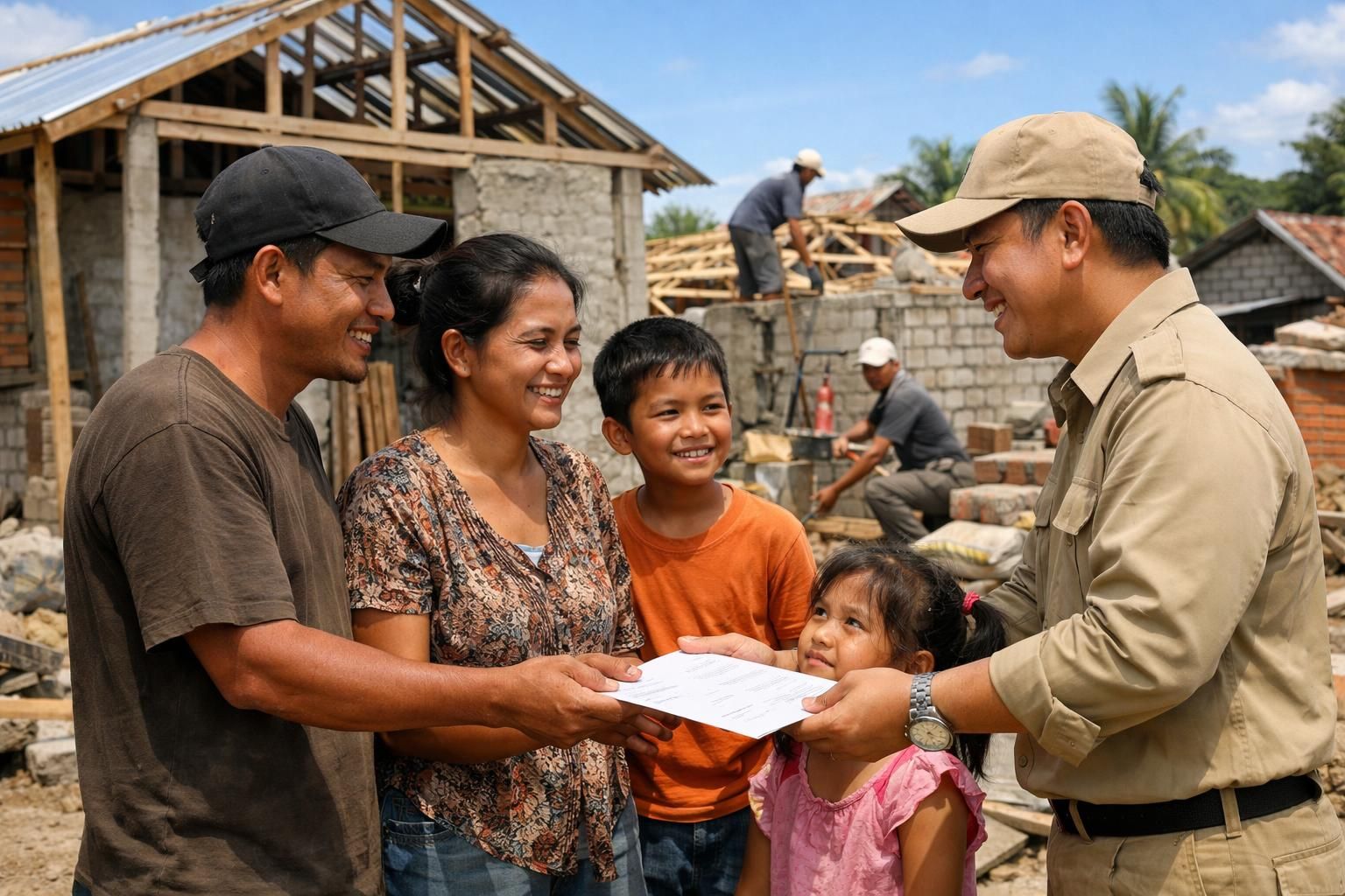 korban gempa di nusa tenggara timur menerima bantuan perbaikan rumah senilai rp 15 juta hingga rp 30 juta untuk mendukung pemulihan dan memperbaiki kondisi hunian mereka.